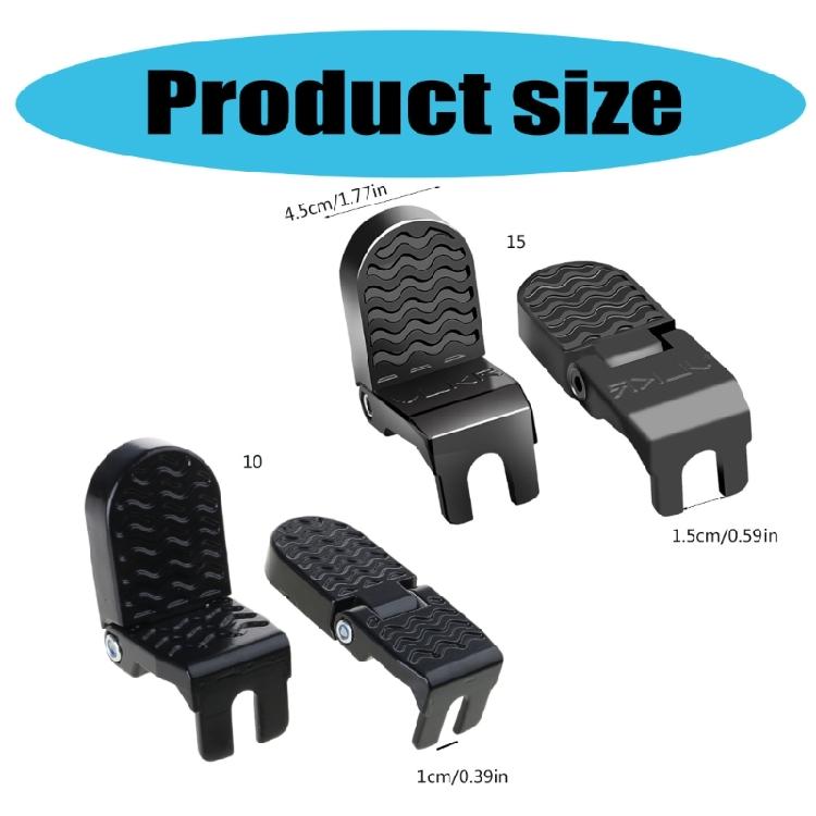 NonSlip Electric Bike Foot Peg Electric Bicycles Rear Pedal Bicycles Rear Wheel Folding Pedal Cycling Accessories