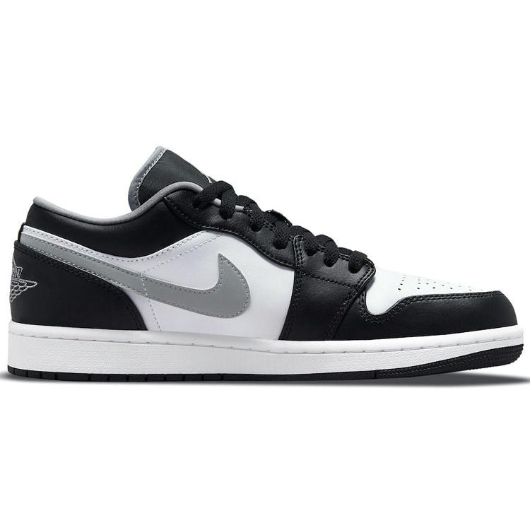 Air Jordan 1 Low 'Black White Grey' Men's 553558-040