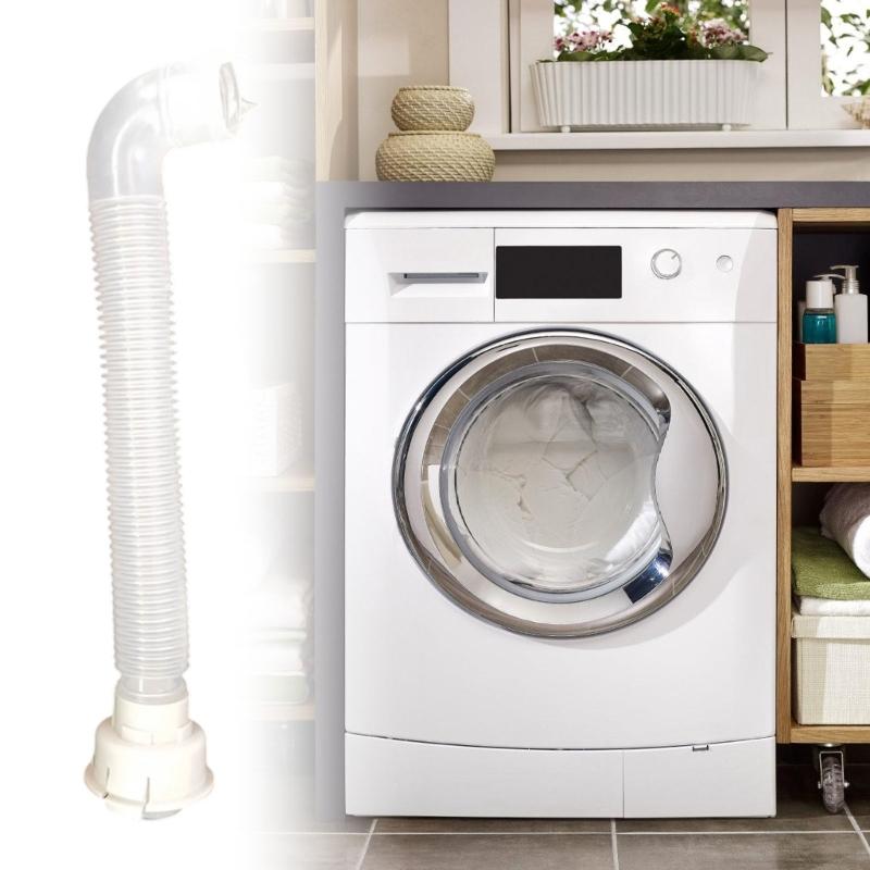 High Flow Plastic Drainage Hose for Top Load Front Load Washers Universal Fit Corrosion Resistant Quick Connect System