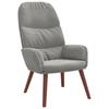 Relax Chair Light Grey Velvet