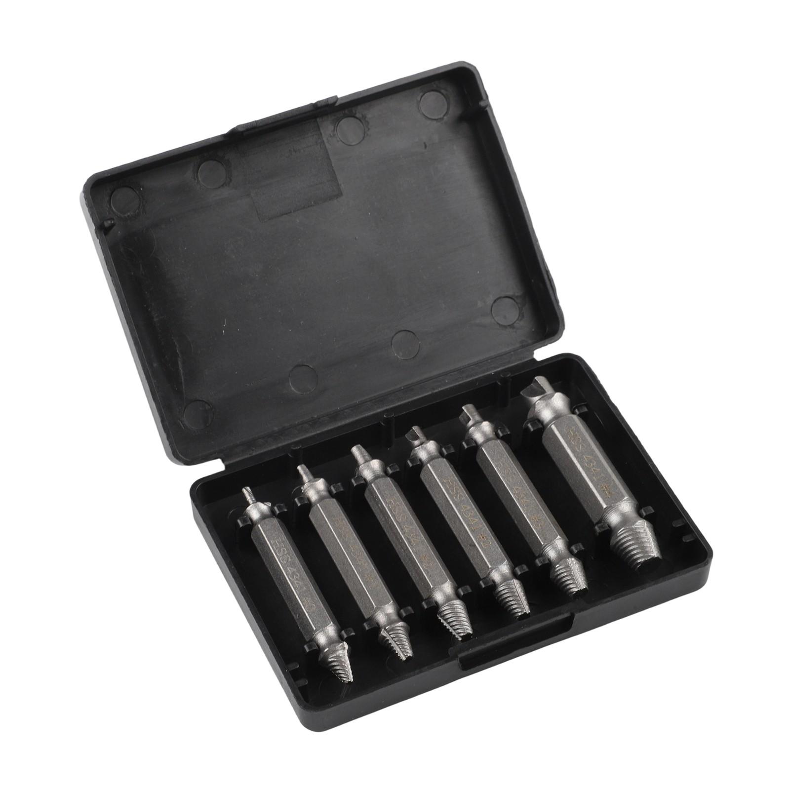 

Damaged Screw Extractor 6PCS Speed Out Drill Bits Tool Broken Bolt New