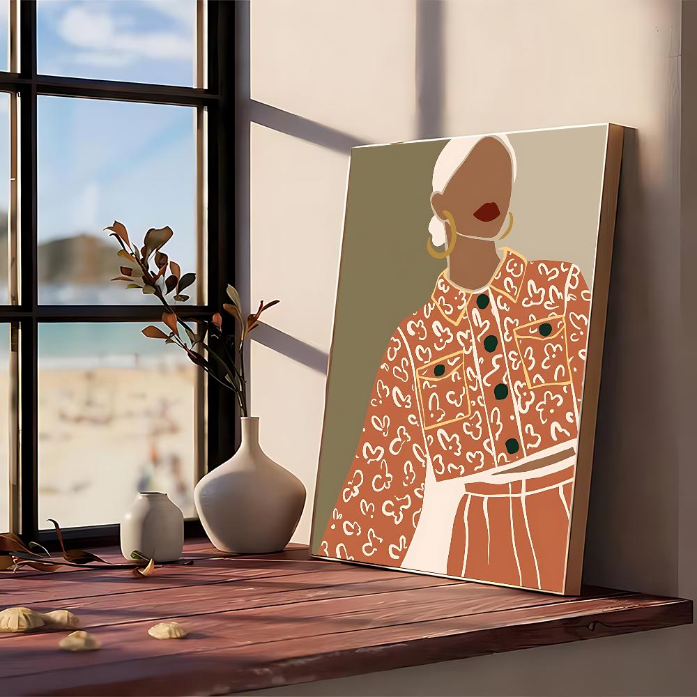 Gambar Abstrak Lind Poster No Framed Poster Kraft Club Bar Paper Vintage Poster Wall Art Painting Bedroom Study Stickers