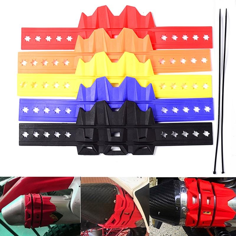 Anti-Scratch Color Insulation Ring Protective Rubber Off-Road Vehicle Motorcycle Modified Exhaust Pipe Rubber Ring
