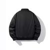Plus size men's casual jacket new fashion flight suit baseball uniform solid color motorcycle jacket for men
