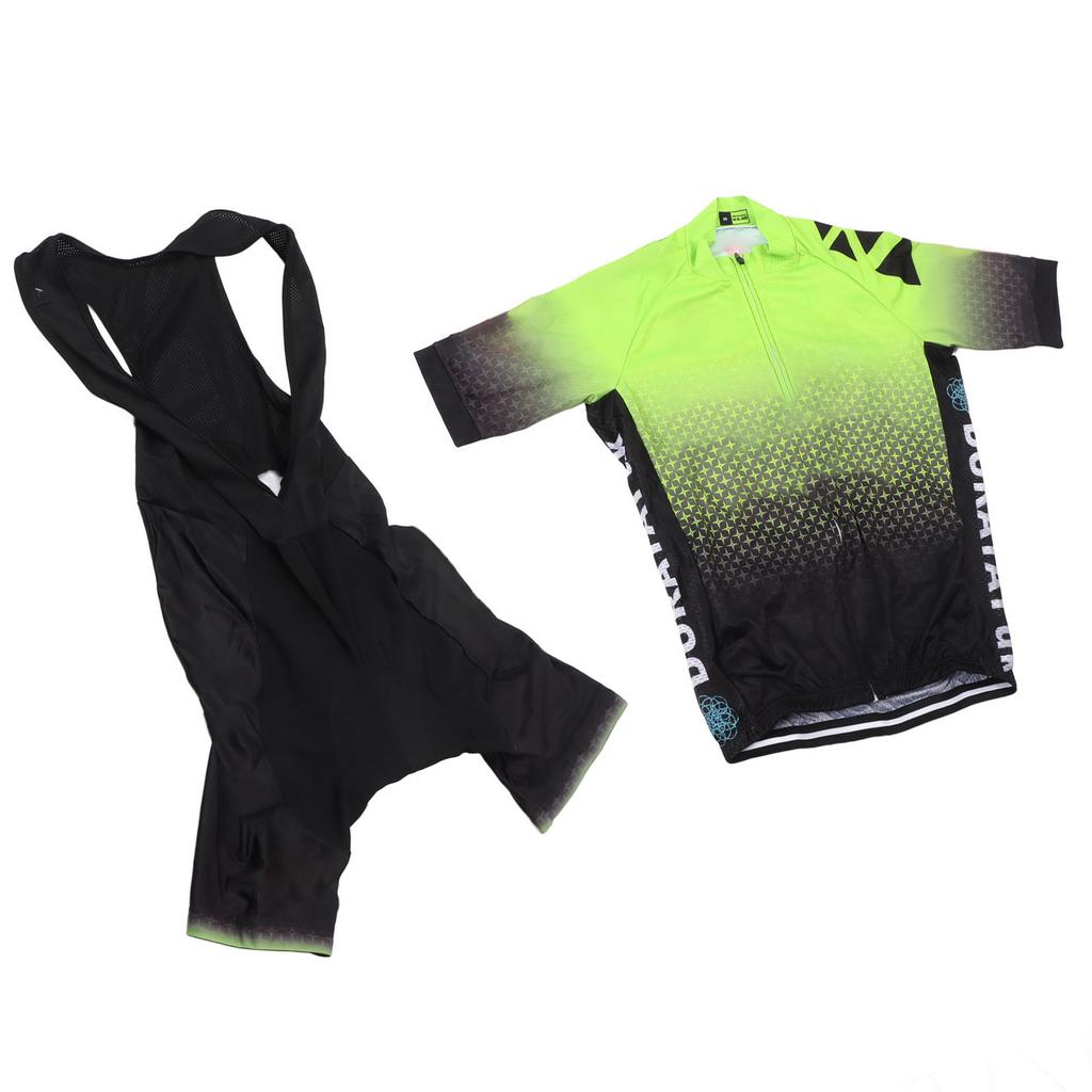 Completo da ciclismo Salopette Set M Rete traspirante Poliestere Asciugatura rapida Abbigliamento da ciclismo confortevole per