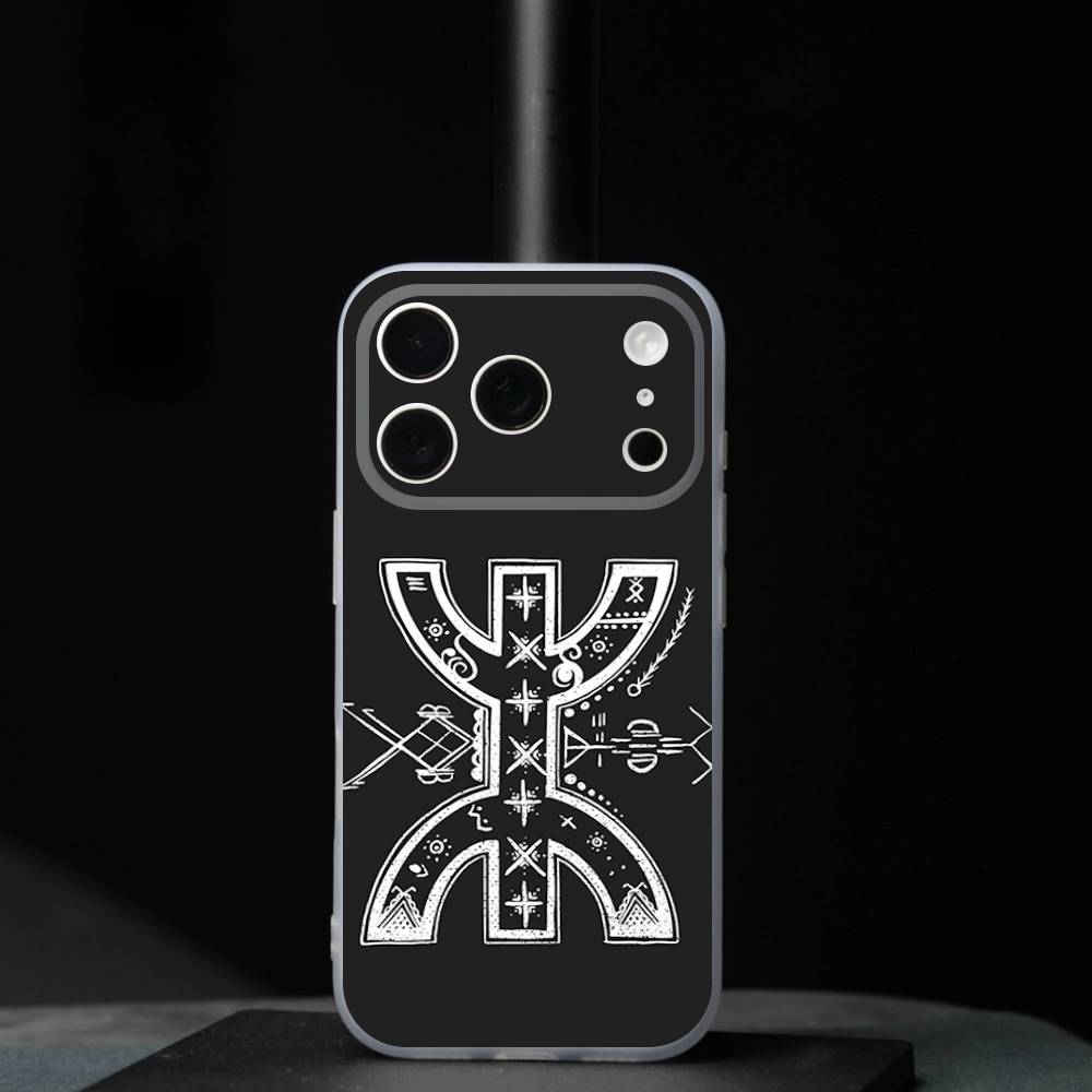Amazigh B-Berber Flag For iPhone 17,16,15,14,13,12,11,Pro,Max,Plus,Mini,SE4,E Magnetic For Magsafe Wireless Phone Case