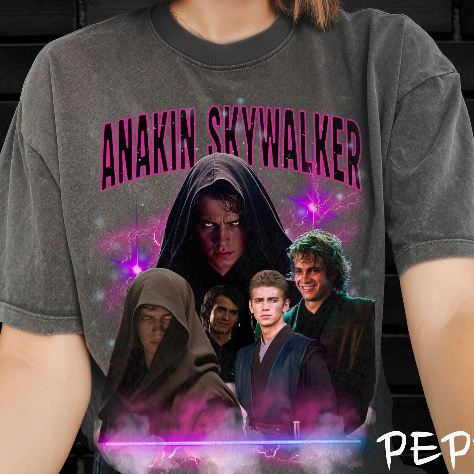 Anakin Skywalker T-Shirt, Jedi Robes, Anakin Skywalker Merch, Merch 2026 Anakin Skywalker, Wizard Robe Anakin Fan Gift, Dark Side Tee S