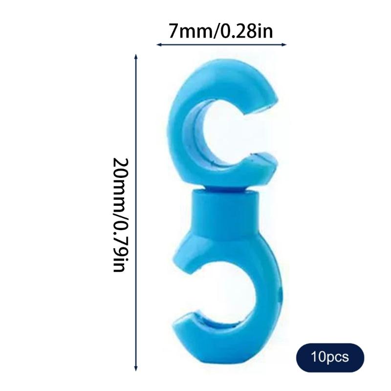 10lots Bicycles Brake Wire Clamps Bicycles Shifter Brake Line Guide Clamps for Brake and Derailleur Line