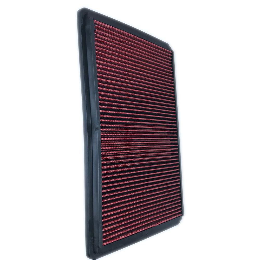 Replacement Panel Sport Air Filter for Mitsubishi Pajero 3 4 Shogun Montero V6 2000-2017 Washable High Flow Air Filter