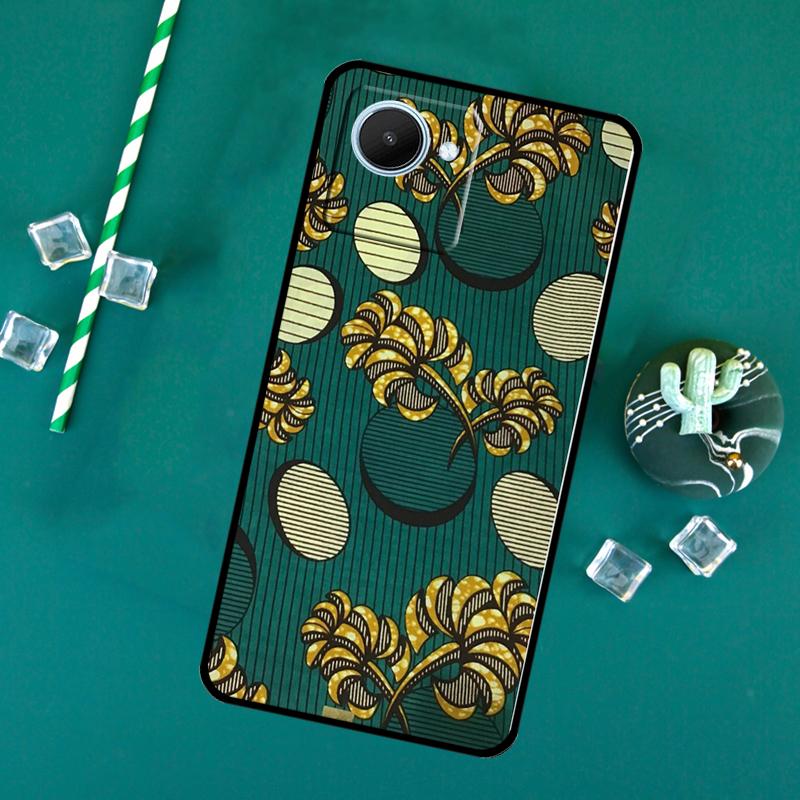 African Wax Print Design For Realme C71 C75 C55 C53 C67 C61 C33 C63 C51 10 11 12 13 14 Pro Plus C65 GT7 15 Pro Case