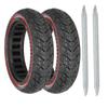 Ulip 2PCS 8.5 Inch Solid Tire 8 1 2x2 Electric Scooter Honeycomb Tires 50 75 6.1 Front & Rear Replacement Off Road Tire