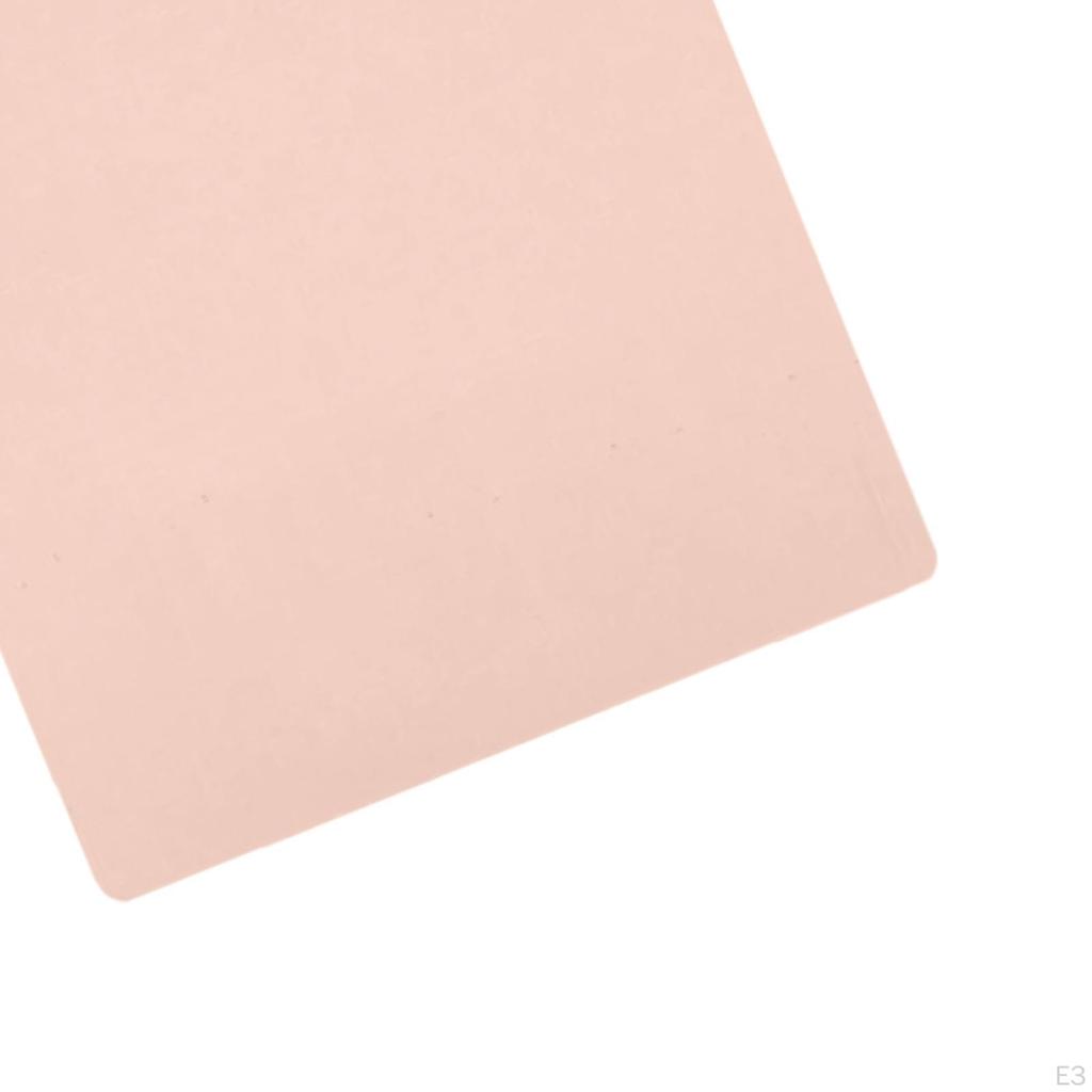 Blank Silicone Practice Skin Stencil Flexible Double Sided Portable Realistic Feel