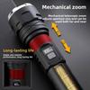 LED Super Bright Long-range Outdoor Typec Fast Charging LCD Digital Display Flashlight
