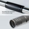 Outdoor Cleaning Brush 50 Degree Ergonomic Angle Deck Brush Stainless Steel Handle Wide Coverage Scrubbing Tool