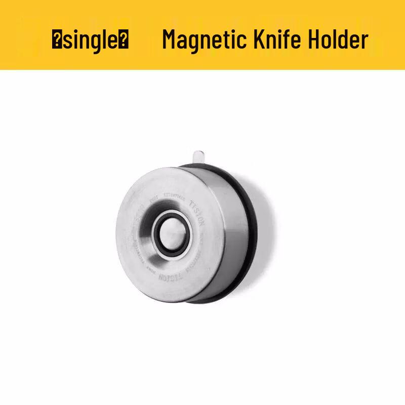 Punch-Free Magnetic Stainless Steel Knife Holder