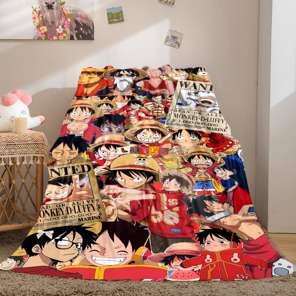 Luffy Luxury Flannel Lightweight Blanket Home Decor Sofa Bed Travel Cover Family Gift LXR140