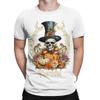 Goth Creepy Skeleton Thankful Funny 100 Cotton Tshirt Halloween Tees Tops For Unisex
