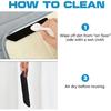 16-Pack Gripper for Rug for Hardwood Floors and Tiles: Double-Sided Reble Rug Carpet Tape. Anti-Slip Tape Grips Area Rugs, Non-Slip Rug Pads Prevent