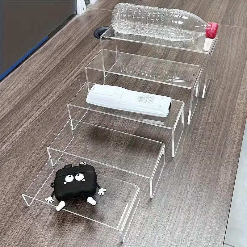 Clear Acrylic Riser Display Stand for Jewelry Figures Cupcake Candy Dessert Showcase Shelf - Store Display Accessory