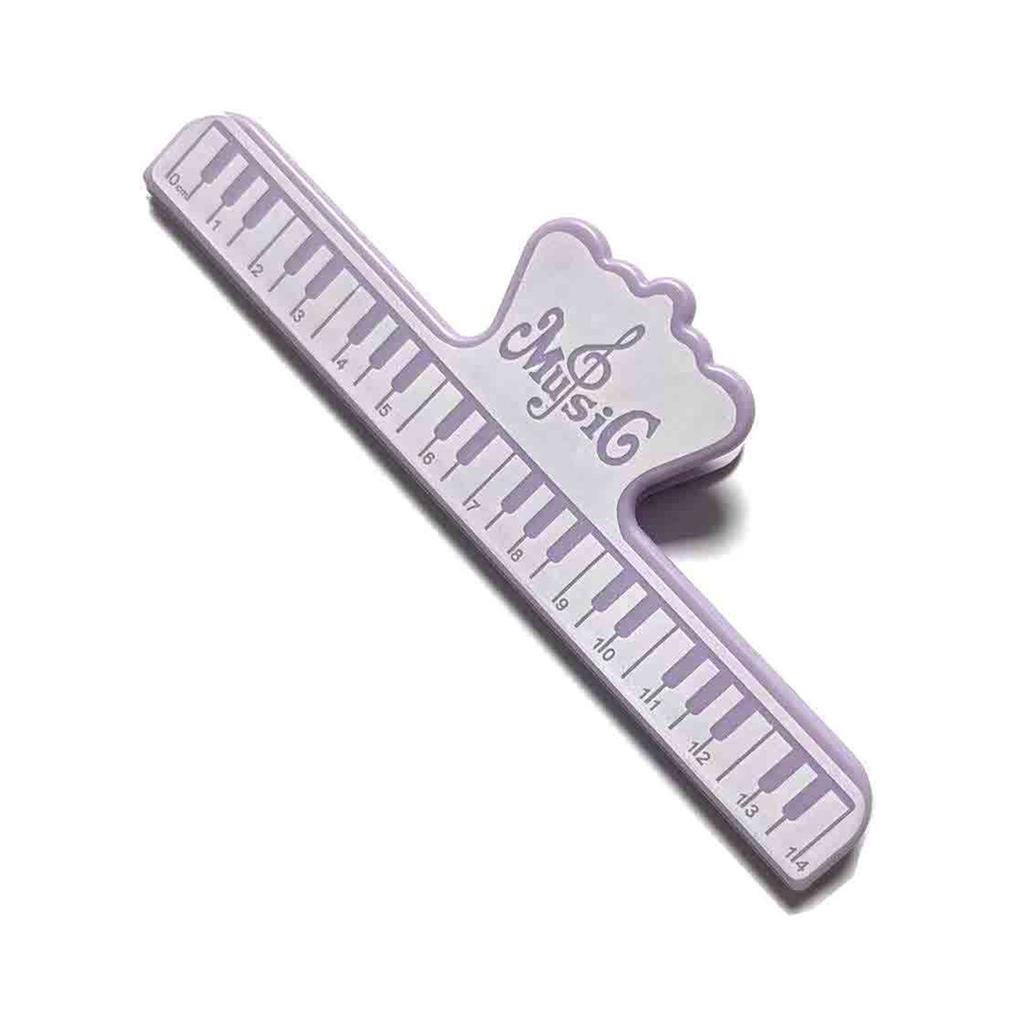 Clip Profesional para Partituras Musicales Soporte para Páginas de Música Clip Fijo de Plástico para Partituras Musicales para Tocar Instrumentos y Leer Libros