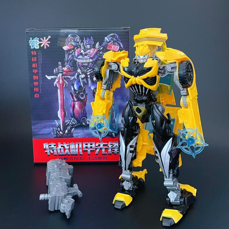 Cool 19CM Transformation Movie Toys Robot Car Anime Action Figures Military Truck Aircraft Model Classic Boy Gift 88502