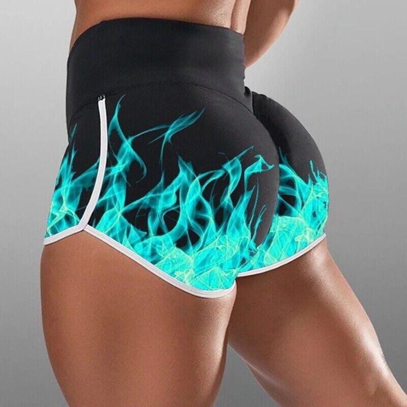 

Женские спортивные шорты для йоги с высокой талией и рюшами, шорты для тренировок в тренажерном зале с эффектом пуш-ап XL зелёный