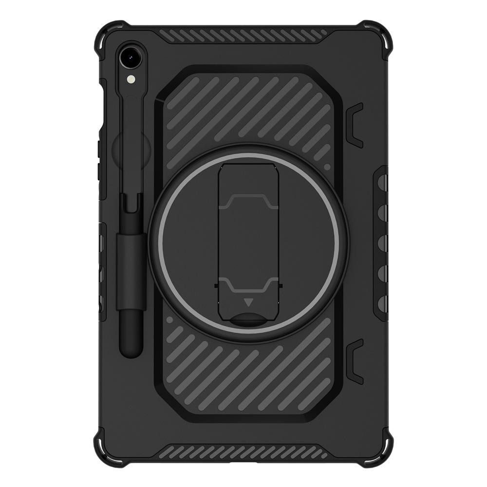 Suitable for Samsung Tablet Protective Case S7+ S7FE S8plus S9FE S9+ S10plus with Rotating Stand A11plus