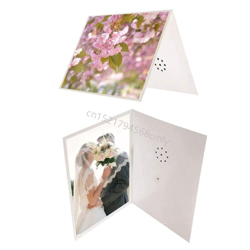 Greeting Card Writeable Message Sound DIY Christmas Festive Blessing Card 6XDE