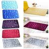 Nonslip Bath Mat Memory Foam 3d Cobble Stone Shape Microfibre Pebble Rug Toilet