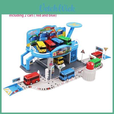 Energetic And Fun School Bus Toy Set With Exciting Catapult Track