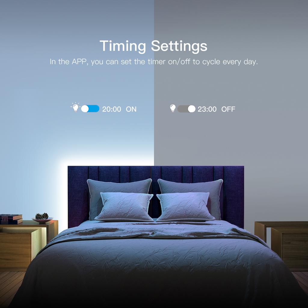 Bande lumineuse LED ZigBee COB USB 5 V à intensité variable intelligente, fonctionne avec Tuya Hub Bridge Echo Plus APP/Alexa, contrôle vocal, éclairage d'ambiance