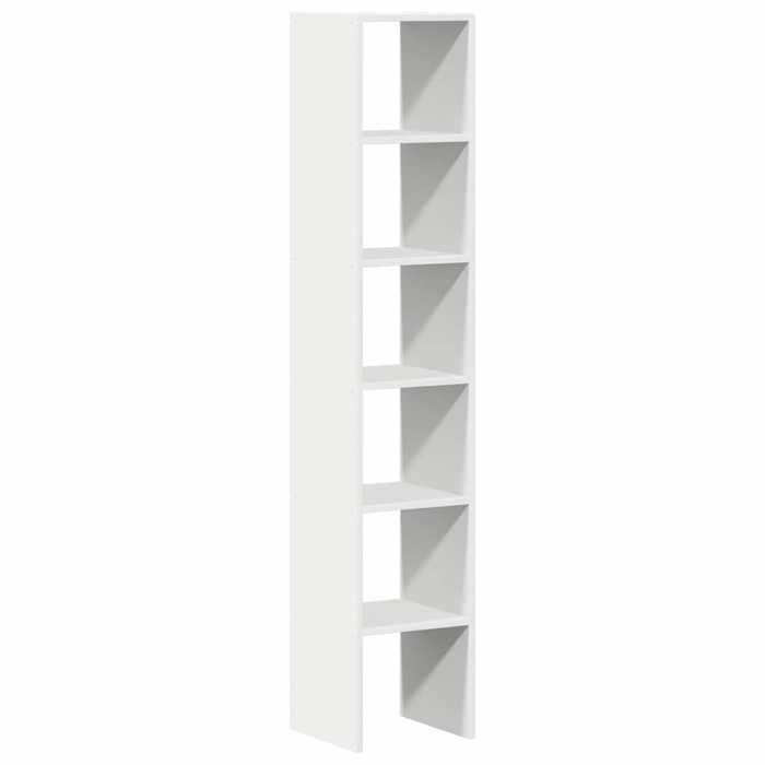VidaXL Bookcases 2 Pcs Stackable White 30x30x80 Cm Engineered Wood, Shelf, Bookshelf, Book Support, Cabinet 858804