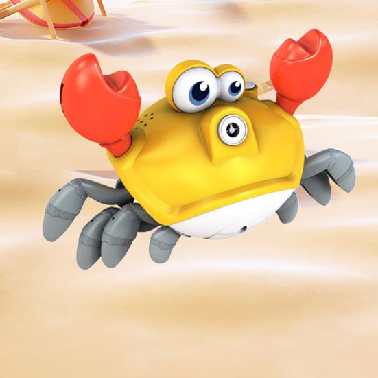 Dancing Crab Bubble Machine Automatic Blower with Music Interactive Bubble Maker for Kids Outdoor Play