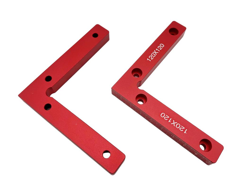 Ansimple Right Angle Set of Corner Fixing 90 Degree Right Perfect DIY Aluminum Alloy Ruler, 2, Clamp, L-Shaped Clamp, Tool, Angle, Woodworking,