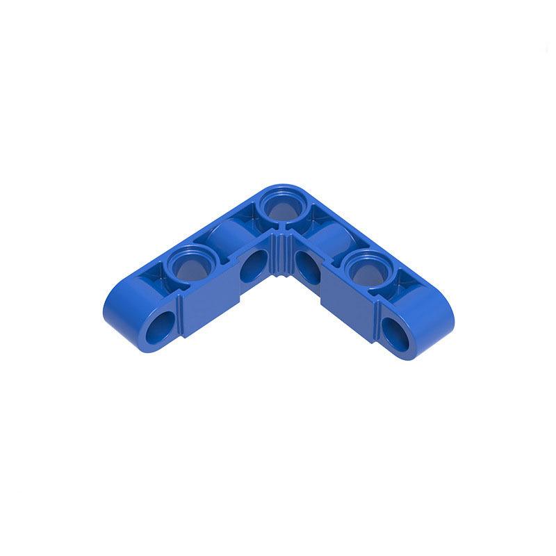 50g MOC Toy: 4X4 Right Angle Steering Knuckle Building Blocks, Compatible with 9686W. 50g [Approx. 28 pieces] синий