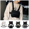 Chest Pocket Chest Front Pack Streetwear Water Resistant Sports Vest Bag Multi-functional Reflective Running Vest Bag Hiking