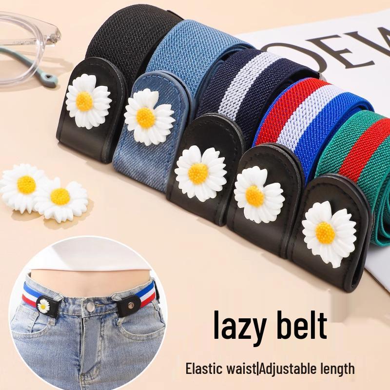 Damen Elastischer Taillen-Cinching-Gürtel - Unsichtbarer Ledergürtel für Jeans, Verstellbar für große bis kleine Taille.