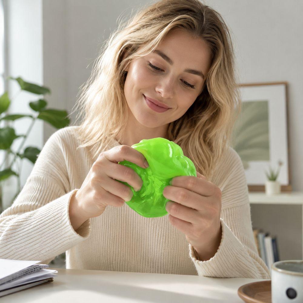 Super Soft Cheese Squeezed Cube Anxiety Relief Cheese Stress Ball Cheese Pinch  Home Decoration