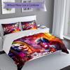 3pcs Custom Name Harley Quinn Set,Includes 1 Duvet Cover and 2 Pillowcases,All-season Bedroom Decor