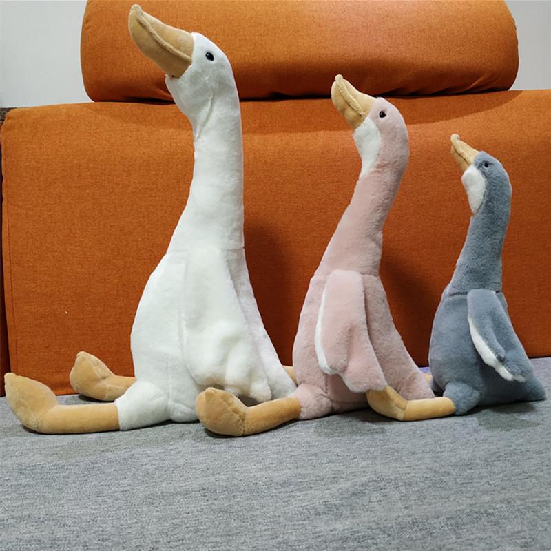 Simulation Big White Goose Plush Toy Swan Doll Duck Doll Rag Doll Children's Gift Grab Machine Doll