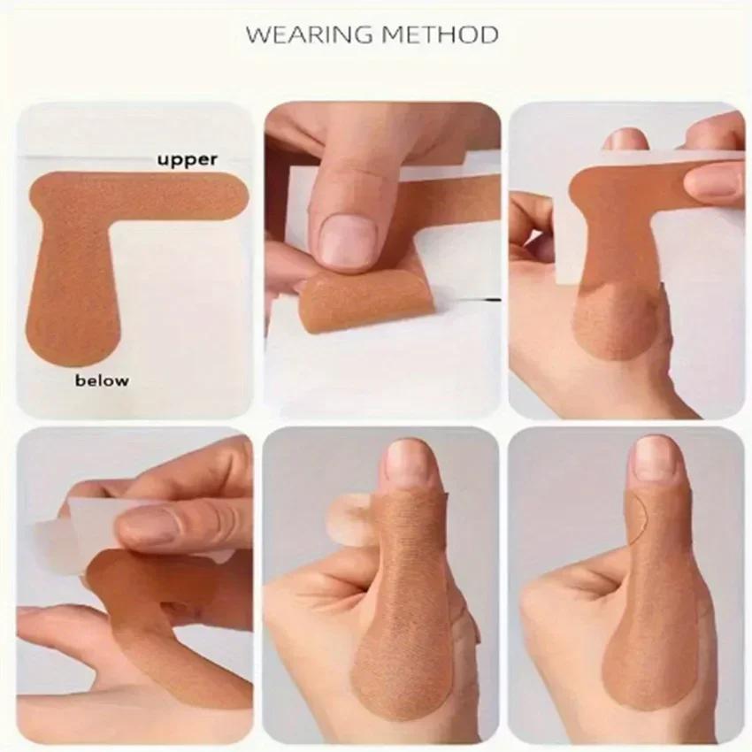 Hallux valgus Korrekturaufkleber, verschleißfester Fußgelenkschutzaufkleber, für die tägliche Fuß- und Handpflege von Männern und Frauen