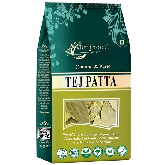 BrijBooti Tej Patta - Bay Leaves Whole - Dried Bay Leaves Spices - Tez Patta - Fresh Bay Leaf 100 Gr 100GM