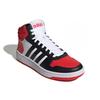 Adidas Neo Hoops 2.0 Mid Slip Resistant Durable High Top Skate Shoes Men Sneakers Black FV2730