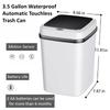 13L Smart Trash Can Automatic Sensor Dustbin Touchless Trash Can Electric Waste Bin for Home Kitchen Bathroom Recycling Trash