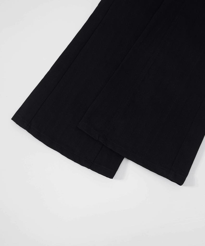 Aejeuon Tina Twill Pants / Black