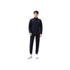 Li-Ning Sports Lifestyle Series Stand Collar Small Logo Zipper Design Long Sleeve Top Cuffed Mid Waist Long Pants Casual Sports Suit AWEU029-1