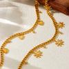 Fashion Vacation Ocean Drop Oil Dolphin Pearl Shell Starfish Chunky Chain Necklace