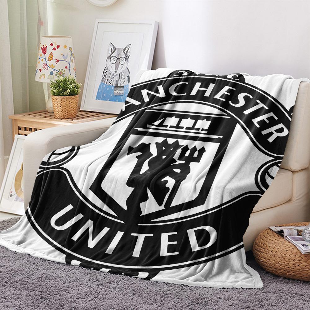 Man Utd Print FlAannel Blanket, High quality Comfortable for All Seasons, Home Decor, Warmth and Comfort