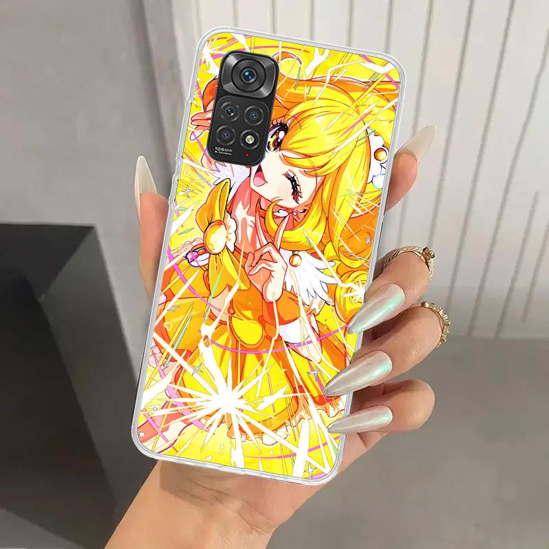 Pretty Cure Anime Phone Case for Xiaomi Redmi Note 15 14 14S 13 12S 12 Pro 11S 11 Plus 11T 11E 10S Soft Funda Print Shell Redmi
