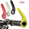 1 Pair Plastic Bike Cycling Handle Grips Adjustable Cow Horn Handle  Bicycle Accessories